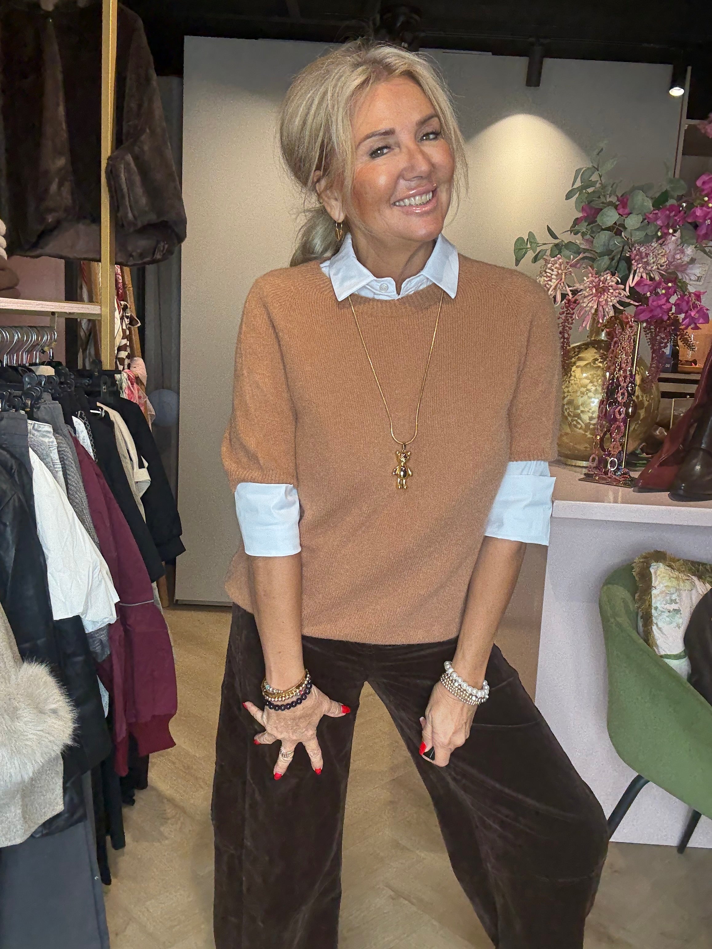 Triple Nine truitje cognac Baby Alpaca 🦙